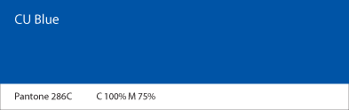 CU Blue - Pantone 286C / C 100% / M75%